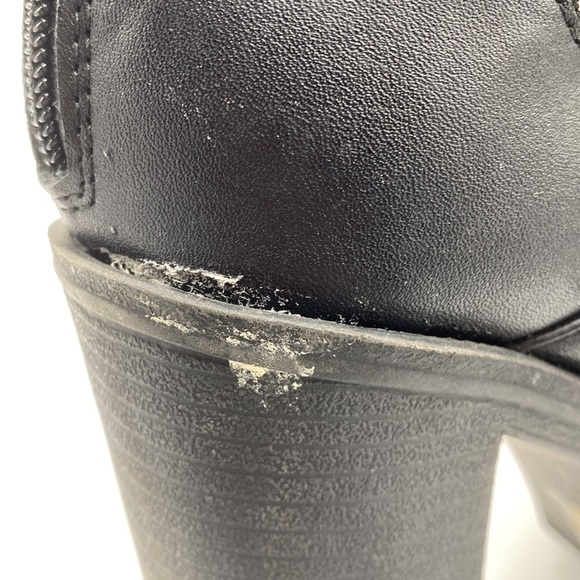 Charlotte Russe Platform Ankle Booties Buckle Black Womens Size 8 - Picture 7 of 16